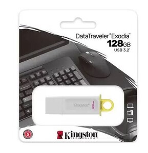 USB-накопитель Kingston DataTraveler Exodia 128GB White