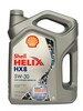 Масло моторное синтетическое Shell Helix HX8 X 5W-30 А3/В4, 4 л (с картой Озон)
