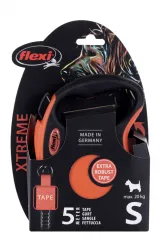 Поводок-рулетка Flexi Xtreme для собак до 20 кг с рукояткой Soft-Touch лента S 5 м (в Аптеки Плюс)