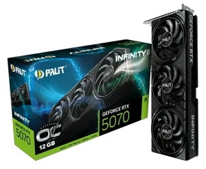 Видеокарта Palit GeForce RTX 5070 Infinity 3 OC 12 ГБ (с подпиской и ВБ кошельком)