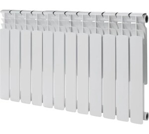 Биметаллический радиатор OASIS Эко 500/100/12, теплоотдача 1908 Вт + 200 бонусов (с ВБ кошельком и подпиской) и алюминиевый вариант в описании