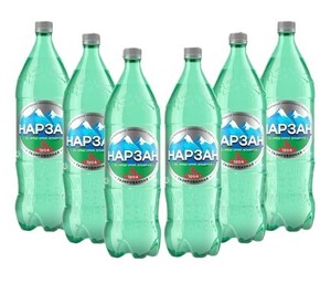 Минеральная вода "Нарзан" 1,5 л ПЭТ газированная 6 шт (с бонусами продавца, с картой OZON)