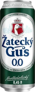 Пивной напиток Zatecky Gus 0.0 Безалкогольное, 450 мл (с картой OZON)