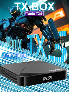 ТВ приставка Tanix TX5 2/16 Android 14 Amlogic S905Y5 ,Wifi 6 (с картой OZON, из-за рубежа)