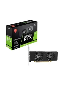 Видеокарта MSI NVIDIA GeForce RTX 3050 RTX 3050 LP E 6G OC 6ГБ GDDR6, Low Profile, OC, Ret (с макс. ВБ кошельком)