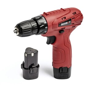 Аккумуляторная дрель-шуруповерт Boxbot CD12-2, 12 В, 2 АКБ 1.3 А ч, в кейсе (с картой OZON)