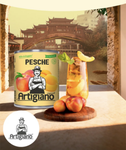 Персики в сиропе половинками, 820 г Segreti d’Artigiano (с ВБ кошельком)