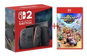 Игровая консоль Nintendo Switch 2 + картридж Mario Kart World (с ВБ кошельком, из-за рубежа)