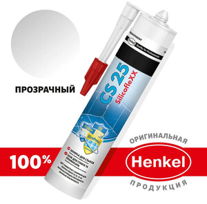 Затирка-герметик Ceresit CS25 Прозрачный, 280 мл (с картой OZON)