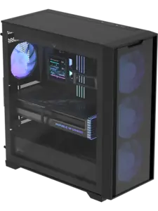Корпус для ПК с вентиляторами Air Power GX600 Plus Black (с ВБ кошельком)