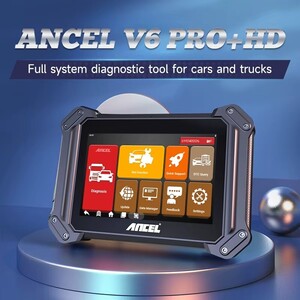 Сканер для грузовых автомобилей ANCEL V6 Pro + HD OBD2 + пошлина 6967₽