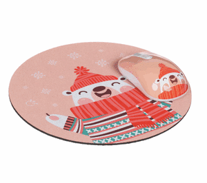 Беспроводная мышь + коврик DEXP WM-201WU Bear и Lady